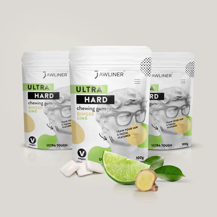 Jawliner Ultra Hard Chewing Gum – Ginger Lime