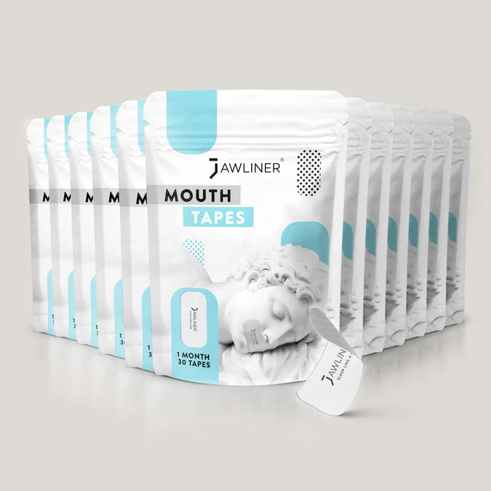لصقة الفم للنوم JAWLINER Anti Snoring Mouth Tape