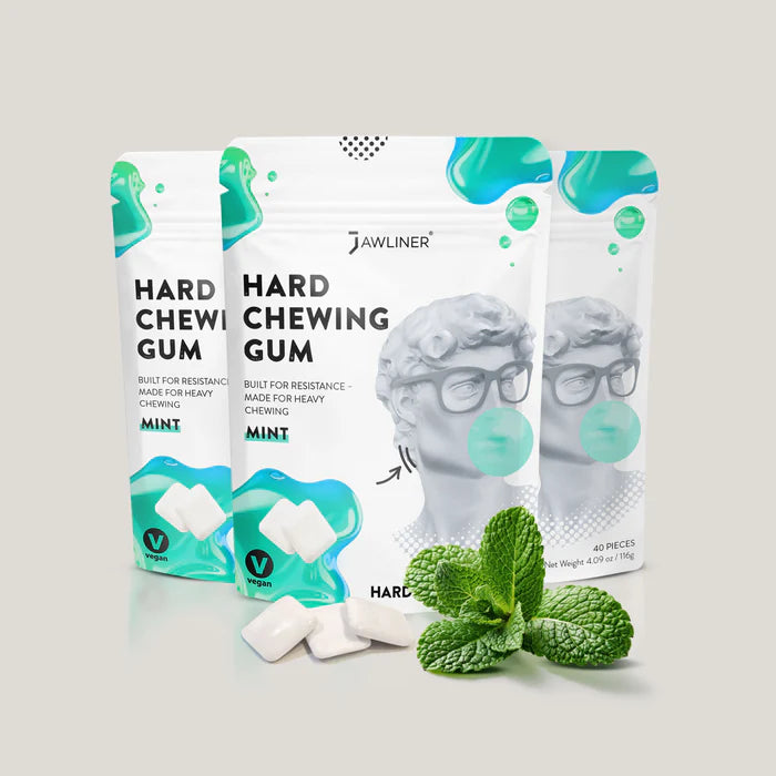Jawliner Hard Chewing Gum – Mint