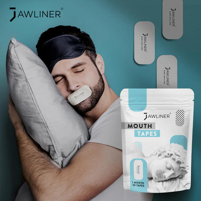 لصقة الفم للنوم JAWLINER Anti Snoring Mouth Tape