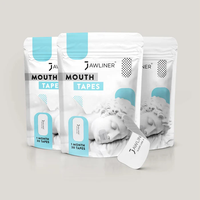 لصقة الفم للنوم JAWLINER Anti Snoring Mouth Tape