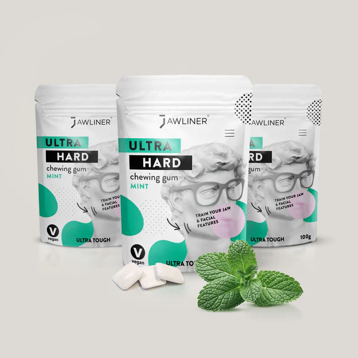 Jawliner Ultra Hard Chewing Gum – Mint